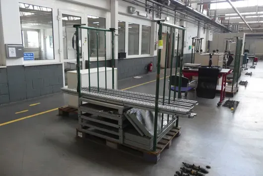 Partij stellingonderdelen, met opslag