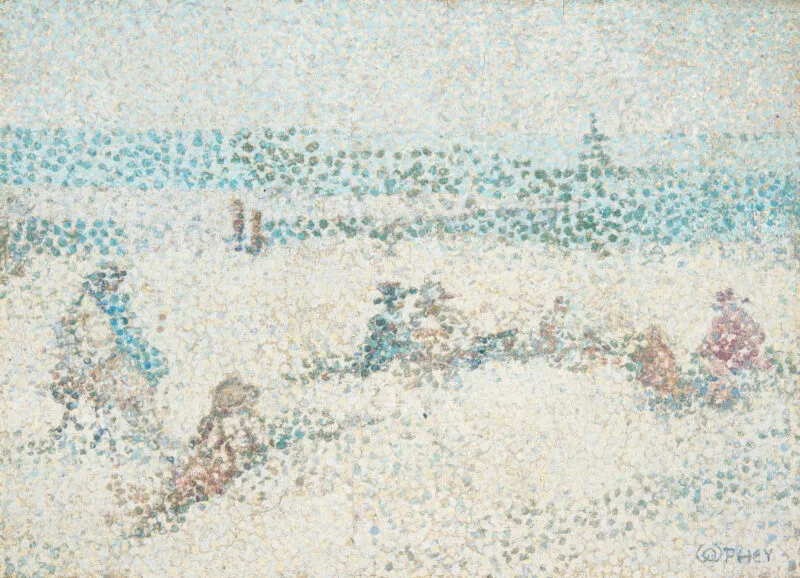 Ophey, Walter – Strandszene (vermutlich Lido di Venezia)