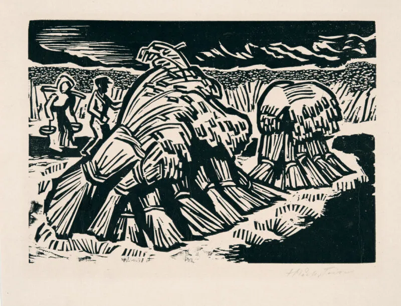 Pechstein, Max – Kornpuppen (Blatt 9 der "Boettcher-Mappe")