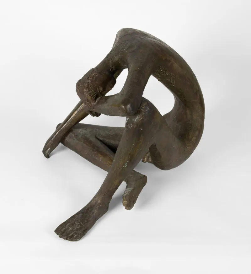 Reuter, Erich Fritz – Projet pour le monument du "Prisonnier politique inconnu". Bronze à patine brun foncé