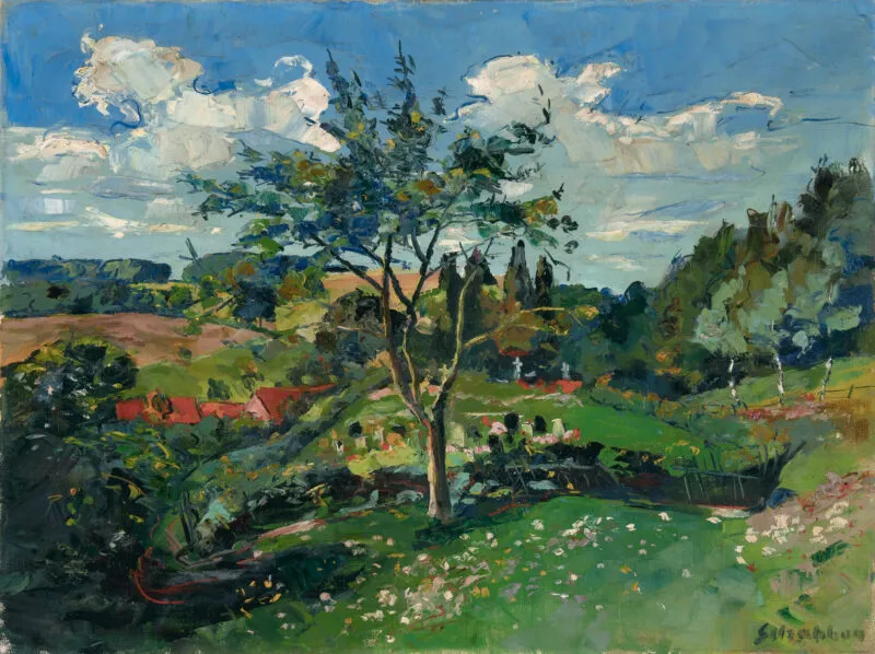 Schabbon, Wilhelm – Frühlingslandschaft bei Sieker
