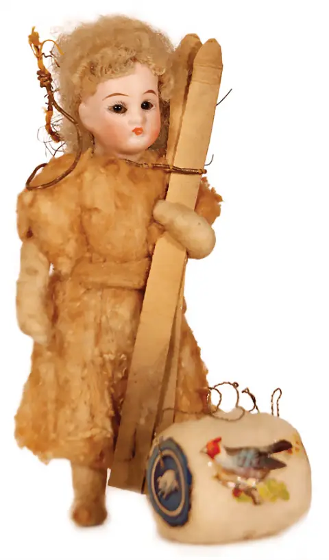 Décorations de sapin de Noël vers 1900 à 1925