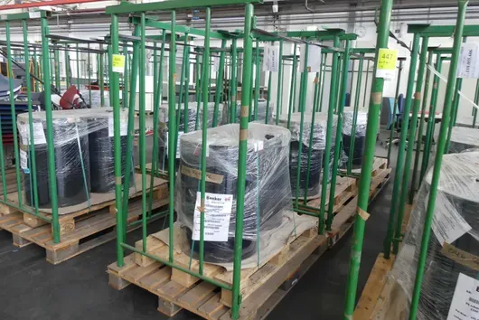 Konvolut PS Folien, Format 710 mm, 2300 my, mit 2x Lagerrunge