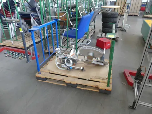 Industrial device, presumably labeler with dispenser