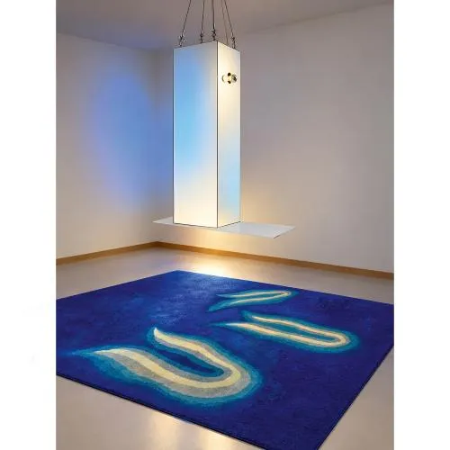 Ettore Sottsass – Spiegelobjekt 'a Shiro' mit Teppich, 1998 (Entwurf)
