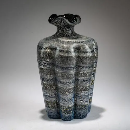 Giulio Radi – Vase 'Fasce oro argento', 1950