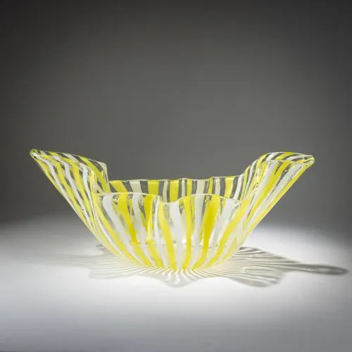 Fulvio Bianconi – Vase 'Fazzoletto a canne', um 1950