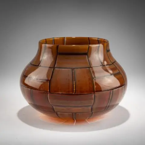 Ercole Barovier – Vase 'Tessere Ambra', 1957
