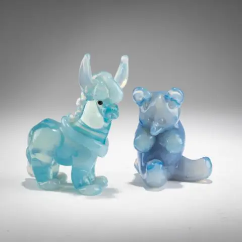 Deux animaux 'Opalino', 1957-59