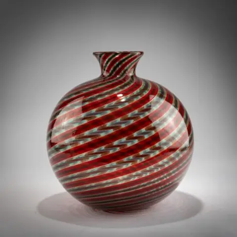Ercole Barovier – Vaas 'Spira aurata', circa 1966