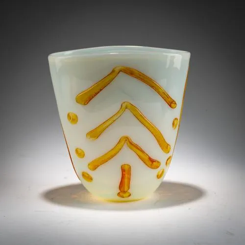 Ercole Barovier – Vase 'Decoro argento', 1966