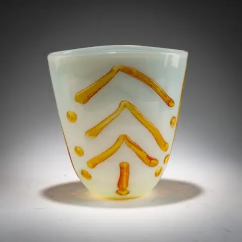 Ercole Barovier – Vase 'Decoro argento', 1966