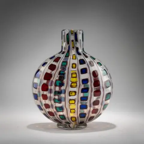 Ercole Barovier – Vase 'Diamantati', 1968