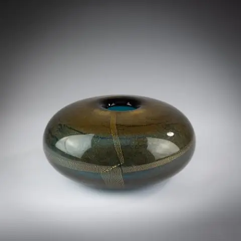 Laura Diaz de Santillana – Vase 'Sommerso oro', 1985