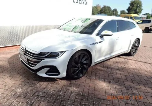 1 VW Arteon, госномер: WTM-LC 22, EZ: 30.06.2022, номер шасси: WVWZZZ3HZNK003155, 35.000 км, дизель, Euro 6, 1968 куб.см, 147 кВт, R-Line, 4-Motion, DSG, Oryxwhite, HU до 11/27, 0603/CMV