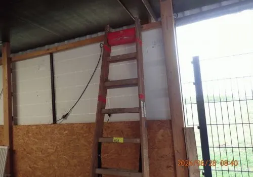 1 échelle en bois Würth, 2x9 échelons