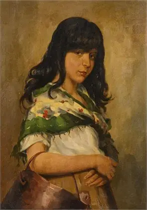 Portrett av en ung jente