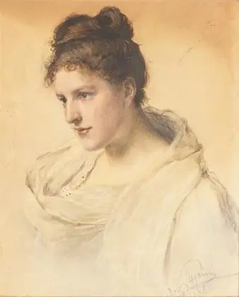 PASSINI, Ludwig Johann (1832 Wien - 1903 Venedig). Kvindeportræt