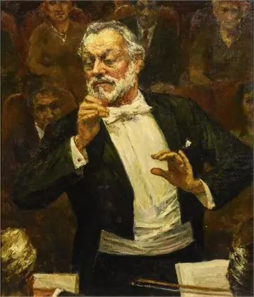 WEBER, Klaus (1928 - 2018). Portrett av Kurt Masur