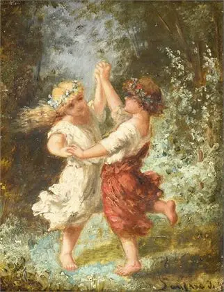 LENFANT (?). Dansende børn