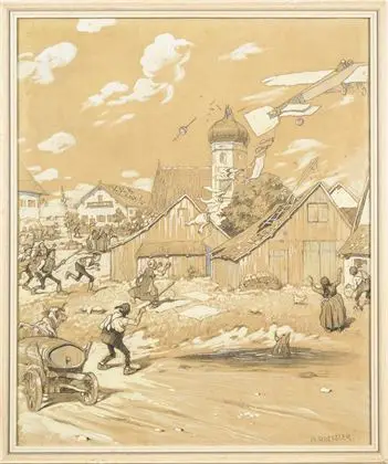 ROESELER, August (1866 Hamburg - 1934 München). "Ublid berøring"