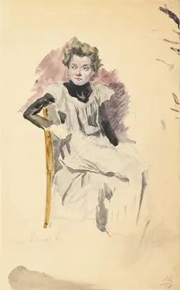 KLIMSCH OG ANDRE, Hans Paul (1868 Frankfurt/Main - 1917 Frankfurt-Niederursel). Konvolutt med seks karikaturer fra århundreskiftet