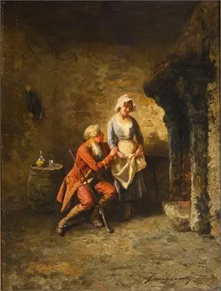 INNOCENTI, Guglielmo (1871 - 1961). Tête-à-tête