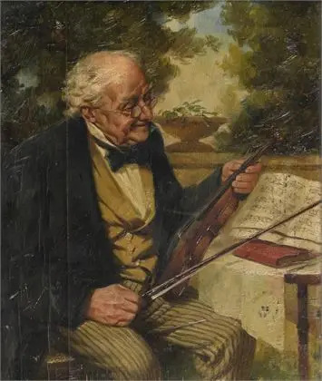 KÖNIG, Hans. "Musikeren"