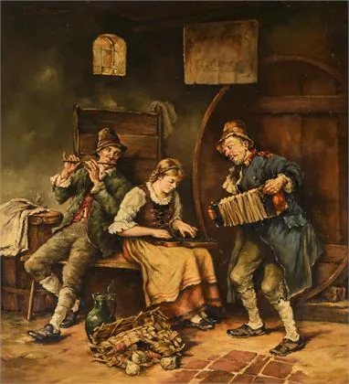 KRAIN, Willibald（1886年布雷斯劳 - 1945年德累斯顿）。“乐手们”