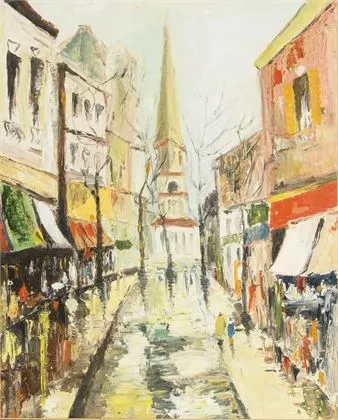 Veduta urbana moderna