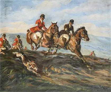 Utydelig signeret: parforcejagt
