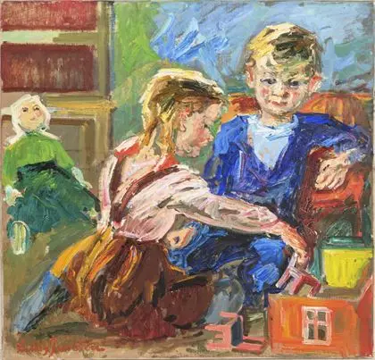 JACOBSEN, Ludvig (1890 Odense - 1957 København). Legende børn