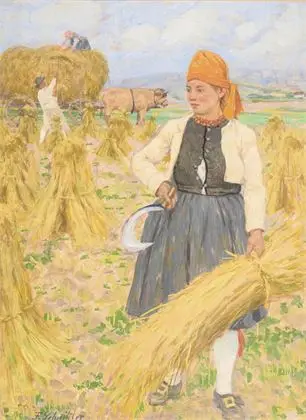 SCHNITZLER, Friedrich "Fritz" (1851 Tönisheide ved Velbert - 1920 smst.). Høsttid