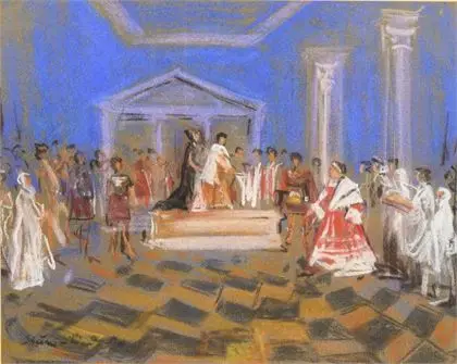 STURM-LINDNER, Else (1916 Dresden - 1988 smst.). Teaterscene