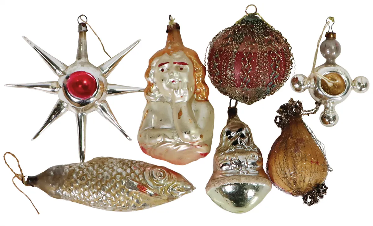 5 Teile, Christbaumschmuck