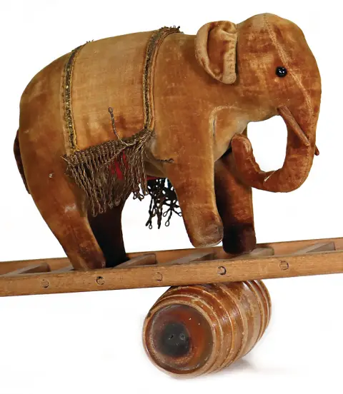 STEIFF – kleiner Samt-Elefant