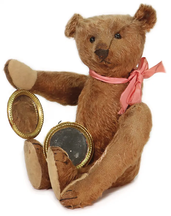 STEIFF – dunkelbrauner Purzelbär