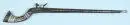 Fusil de cavalerie – bois, riches incrustations de nacre, canon rond en acier, platine à silex (desserrée), L= 133 cm, Afghanistan, probablement 19e s.