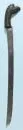 Säbel - Klewang – geschnitzter Holzgriff mit Garuda-Kopf, Stahlklinge, L= 62 cm, Indonesien, 19. Jh.;