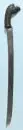Sabre - Klewang – poignée en bois sculpté avec tête de Garuda, lame en acier, L=62 cm, Indonésie, XIXe s.