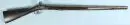Fusil à silex – crosse en noyer, platine et pontet en fer, canon en acier octogonal passant au rond, L= 124 cm, début 19e s. ;
