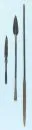 Objets tribaux africains - lance et pointe de lance