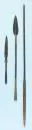 Objets tribaux africains - lance et pointe de lance