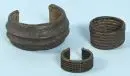 Objets tribaux africains - Manilles, 3 pièces