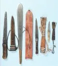Objets tribaux africains - Couteaux, 4 pièces