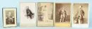Fotographien, 5 Stück – u.a. Kaiser Wilhelm I. und Kardinal Andrea Aiuti, vor 1900;