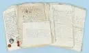 Manuscrits, lot – divers documents, certains avec signature "von Münchhausen", 17e/18e s., certains endommagés