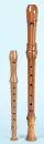 Instruments de musique - Flûtes à bec, 2 pièces - Soprano et alto