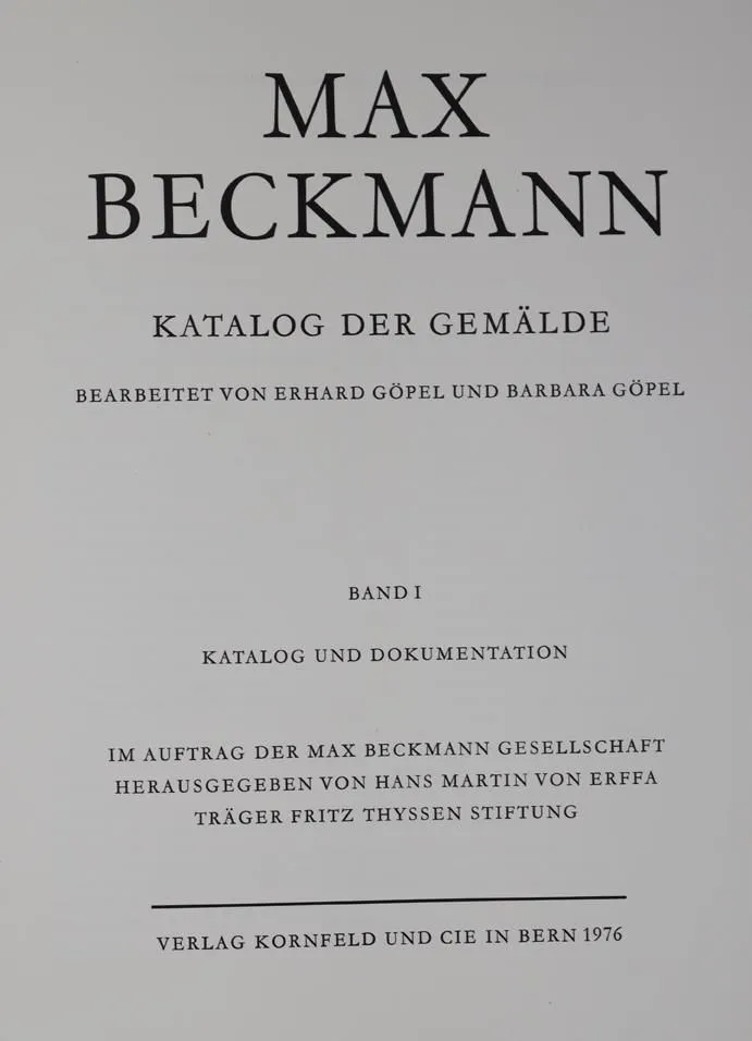 Göpel,E. u. B. – Max Beckmann