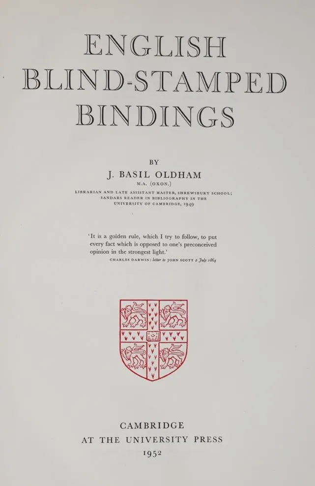 Craig,M. – Irish Bookbindings 1600-1800